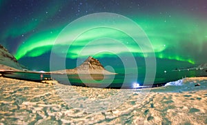 Colorful Aurora Borealis or better known as The Northern Lights