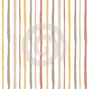 Colorful autumn grunge stripes seamless vector pattern background illustration