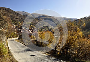 Colorful autumn landscape