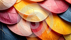 Colorful Autumn Leaves Texture Background