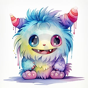 Colorful Baby Monster Charm Artistic Joy