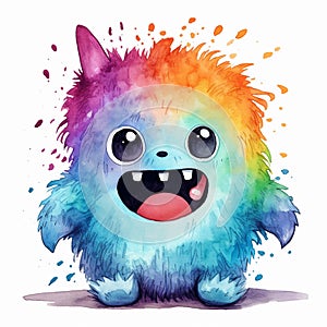 Colorful Baby Monster Charm Artistic Joy