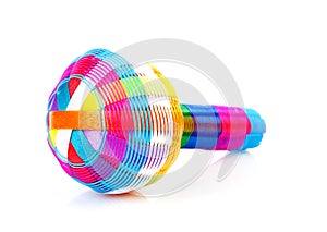 Colorful baby rattle toy