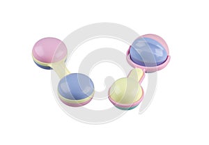 Colorful baby rattle toys