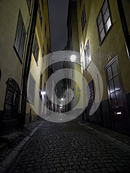 Colorful back alley