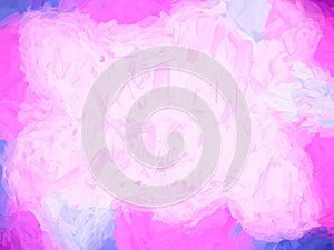 Colorful background. Abstract pink and purple blotchy background with brush strokes.