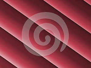 Colorful background consisting of red rectangle in a row next to each other. Mosaic of geometric elements. Red horizontal louver o