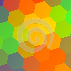 Colorful background. Hexagon texture. Template design pattern. Illustration business card. Abstract backdrop effect. Screen.