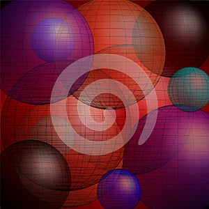 Colorful background illustration of colored pattern