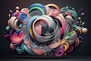 Colorful background illustrations that are bound to captivate any art lover or enthusiast.