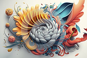 Colorful background illustrations that are bound to captivate any art lover or enthusiast.