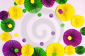 colorful background of mardi gras or carnival