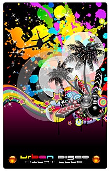 Colorful Background for Musical Flyer