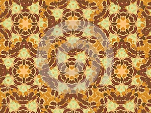 Colorful background with subtle floral motif. Abstract pattern.