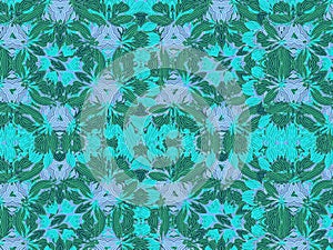 Colorful background with subtle floral motif. Abstract pattern.