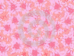 Colorful background with subtle floral motif. Abstract pattern.