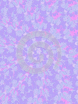 Colorful background with subtle floral motif. Abstract pattern.