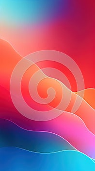 a colorful background with a wavy pattern in the middle of the image, with a red, blue, and pink hued area in the middle of the