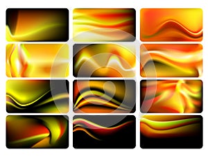 Colorful backgrounds set