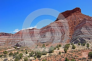Colorful Badland Hills in Old Paria, Grand Staircase Escalante National Monument, Utah