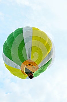 Colorful balloon in the air. European balloon festival in Igualada, Spain photo