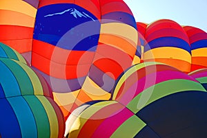 Colorful Balloon Cluster