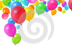 Colorful balloons photo