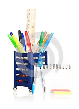 Colorful ballpoints photo