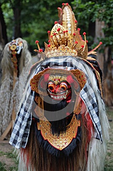 Colorful Barong Mask from Bali Indonesia