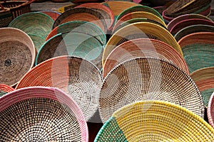 Colorful baskets