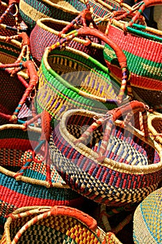Colorful baskets