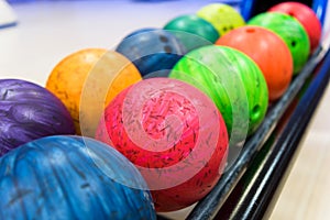 Colorful bawling balls