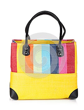 Colorful beach bag