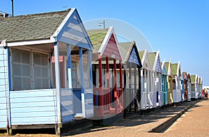 Colorful Beach Huts