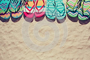 Colorful beach Slippers