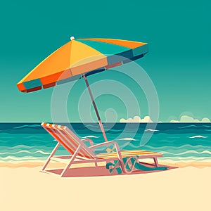 Colorful Beach Umbrella for Fun Summer Days