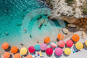 Colorful Beach Umbrellas