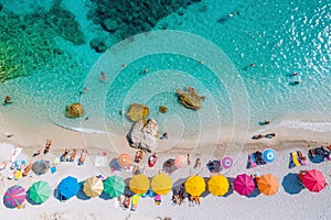 Colorful Beach Umbrellas