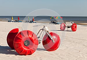Colorful Beach Water Tricycles