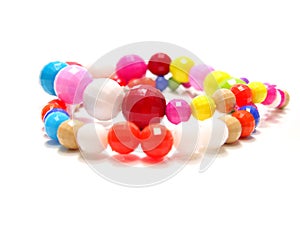 Colorful bead necklace