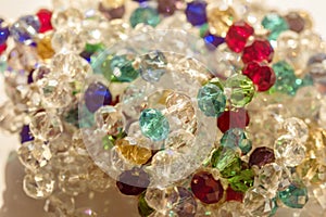 Colorful beads jewelry