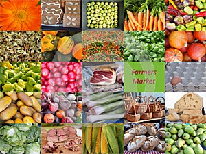 Colorful beauty of a farmer market.