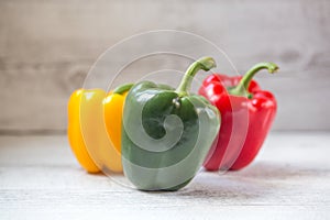 Colorful bell peppers