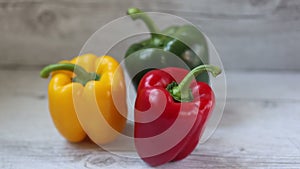 Colorful bell peppers