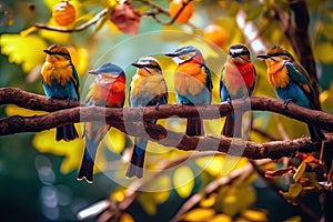 Colorful Birds Vibrant Avians