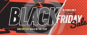 Colorful Black Friday Sale Marketing Promotion Banner