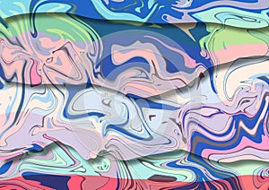 Colorful marble effect pattern abstract background for design