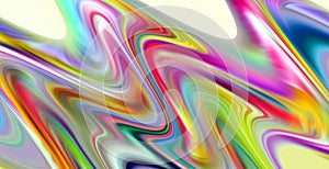 Colorful blue pink green lines, contrast abstract background