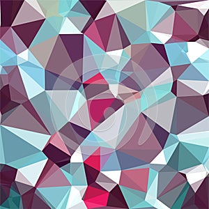 Colorful, Blue, Pink, Triangular low poly, mosaic abstract pattern background, Vector polygonal illustration graphic, Creative