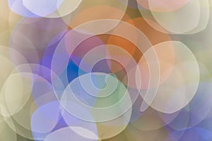 Colorful blurred out of focus abstract background circles